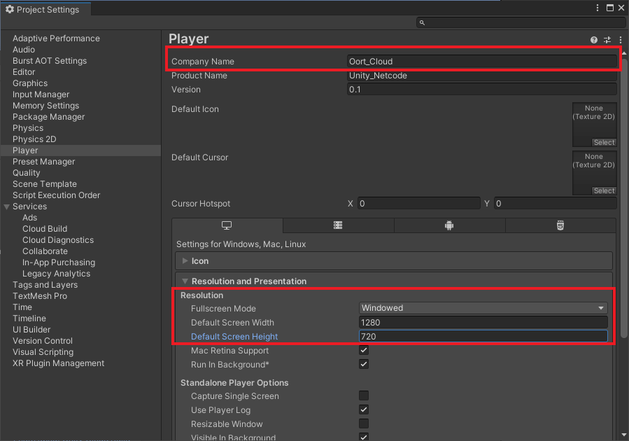 Netcode_Build_Player_Setting